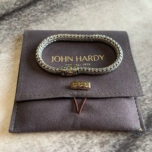 { John Hardy } Dot Bracelet 18K Gold And Silver